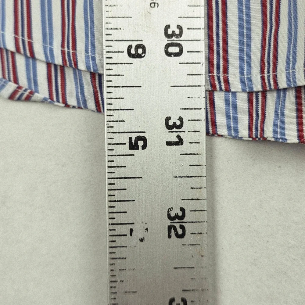 Polo Ralph Lauren Men's Shirt 17 1/2 34/35 Regent Classic Fit Striped Dress‎
